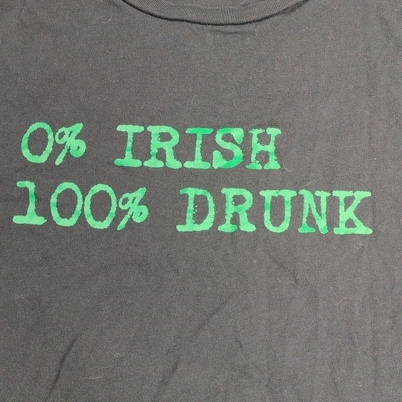 Irish drunk men's medium t shirt - Picture 1 of 7